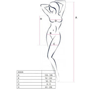 Damen bs026 weißer Bodystocking, Kleid, Einheitsgröße