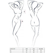 Passion Woman Sayla Set, schwarz, Größe S/M