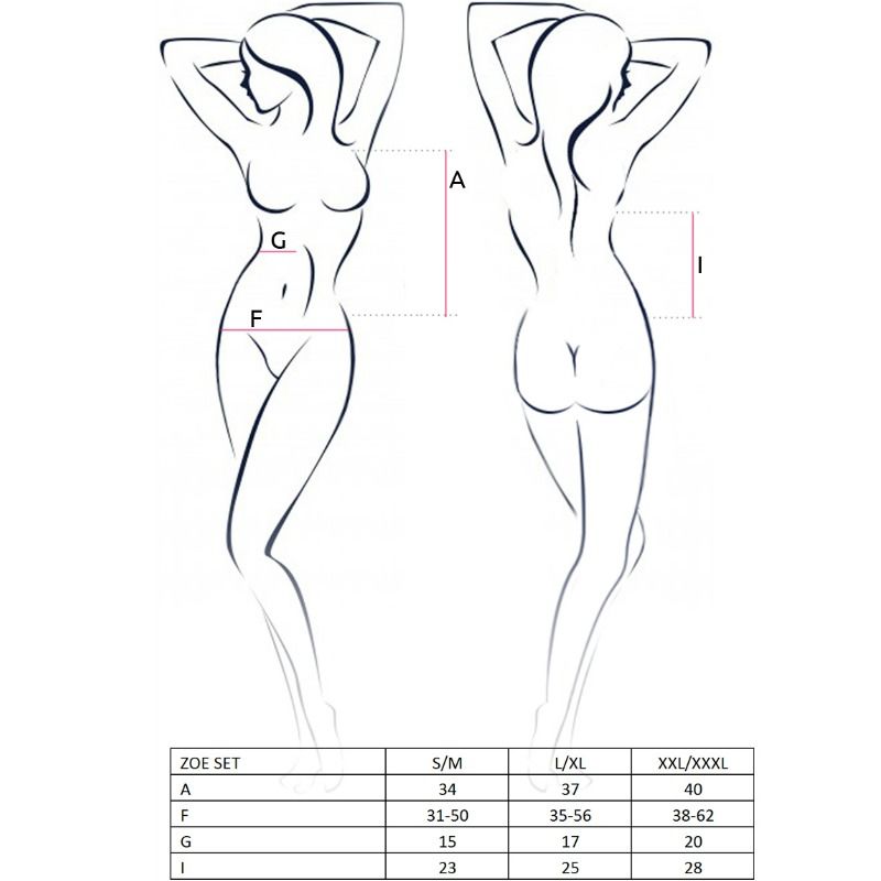 Zoe Damen-Set Größe S/M