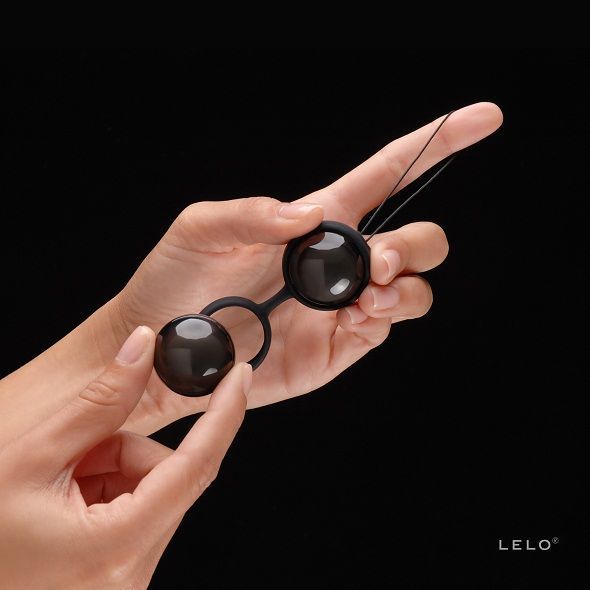 LELO - LUNA BEADS SCHWARZE KEGELKUGELN