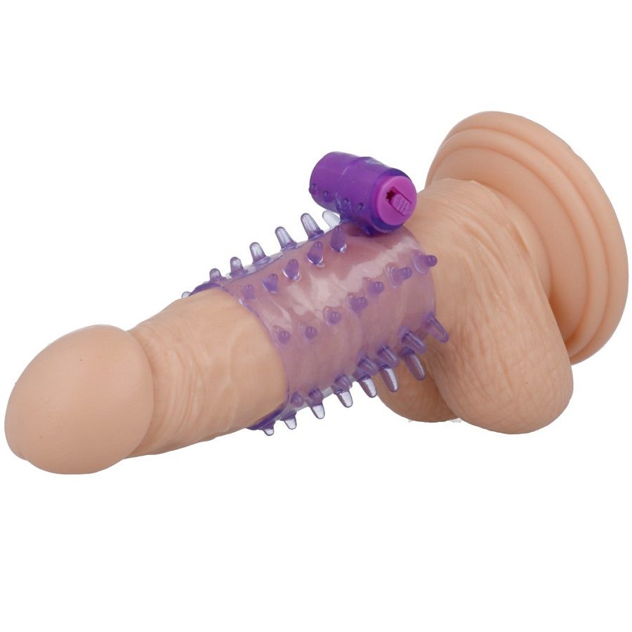 Gaine à Pénis Vibrante Texturée Silicone Souple - Casual Love
