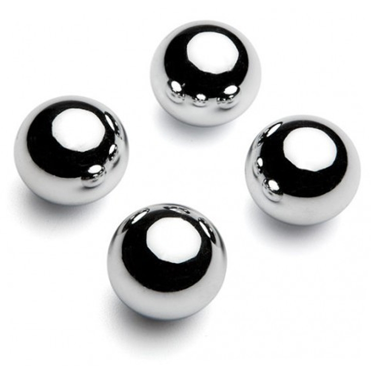 METALL HART – SET MIT 2 MAGNETKUGELN 10 MM