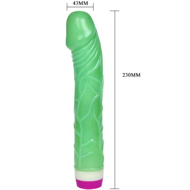 BAILE - PLEASURE WAVES VIBRATOR 23 CM GRÜN
