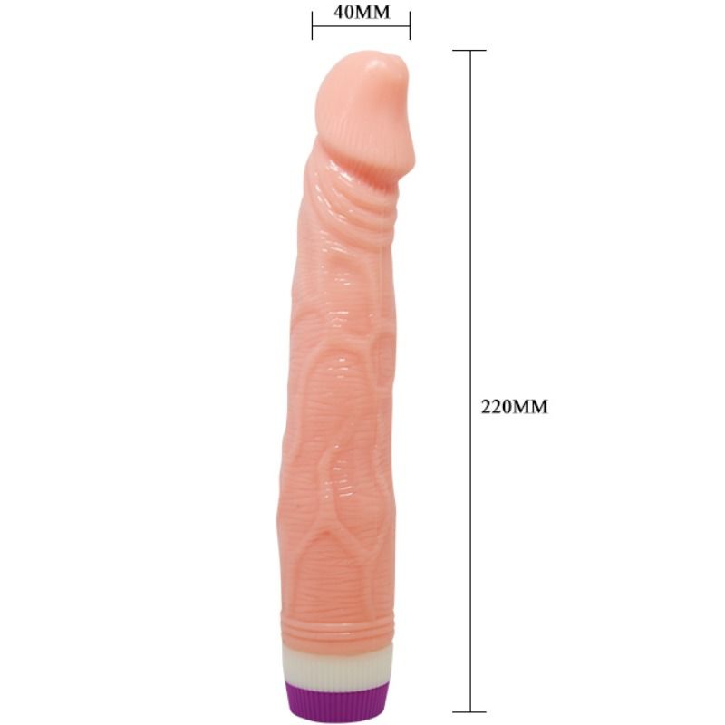 Realistischer Naturvibrator 22 cm