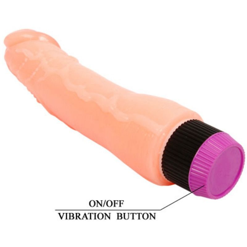 Vibromasseur Réaliste Flexible PVC Multivitesse Étanche - Baile