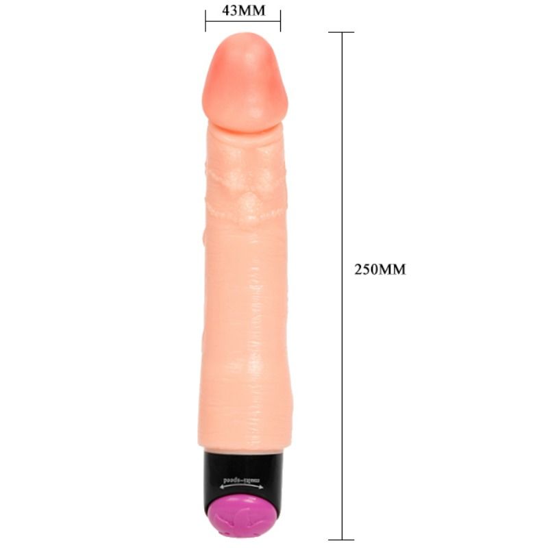 Flexibler realistischer Vibrator 25 cm