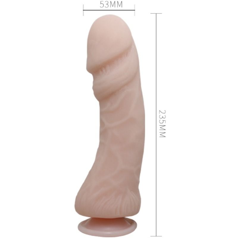Natürlicher realistischer Dildo, großer Penis, 23,5 cm