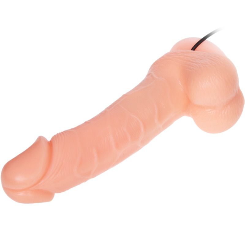 Realistischer Dildo Dong mit Vibration und Rotation 20 cm