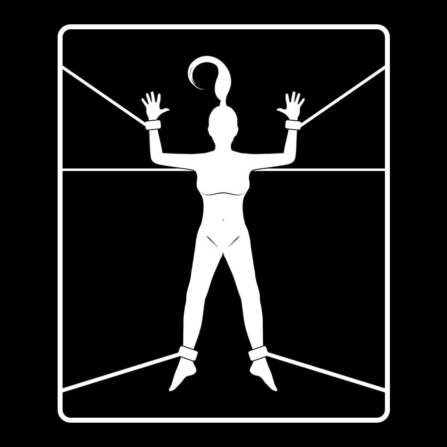 Set aus Handschellen und Fesseln mit Neoprenfutter