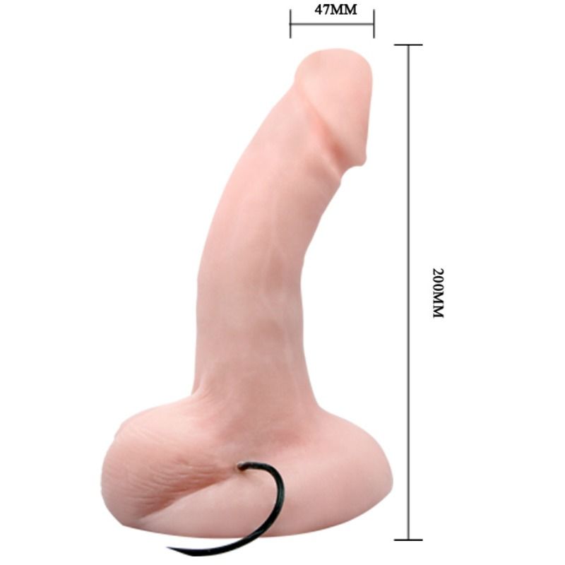 Realistischer Dildo mit beliebiger Vibration