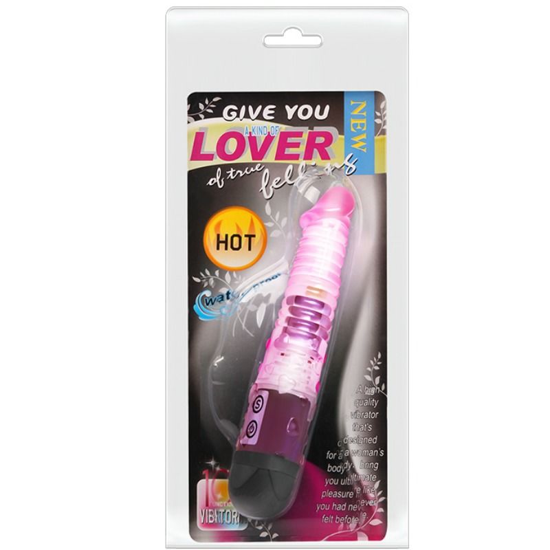 Gönnen Sie sich einen rosa Lover-Vibrator