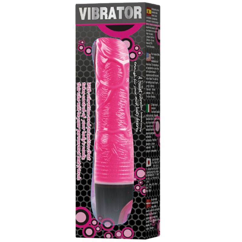 Rosafarbener Vibrator mit mehreren Geschwindigkeiten