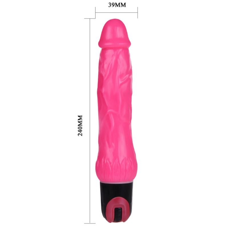 Daaply Pleasure – Rosa Vibrator mit mehreren Geschwindigkeiten