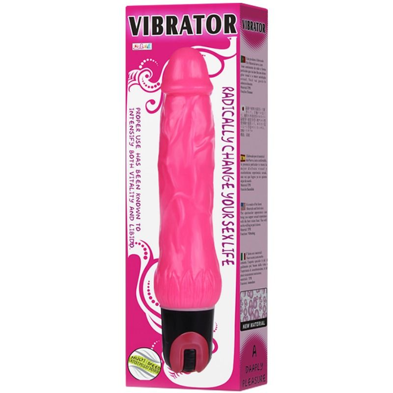 Daaply Pleasure – Rosa Vibrator mit mehreren Geschwindigkeiten