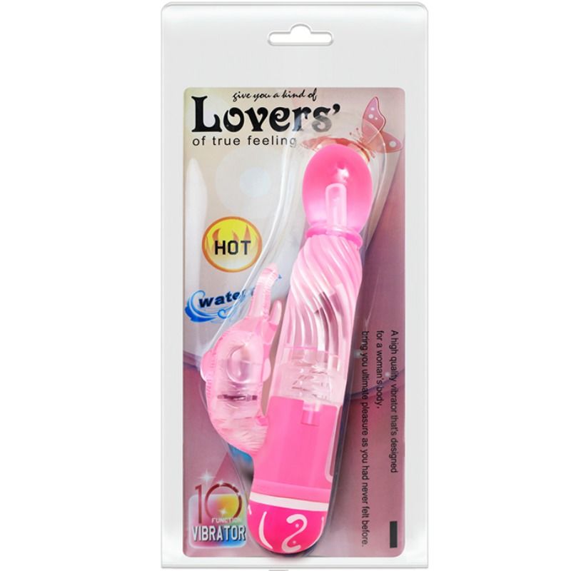 BAILE - VIBRATOR MIT MEHREREN GESCHWINDIGKEITSSTÄRKEN UND ROSA STIMULATOR