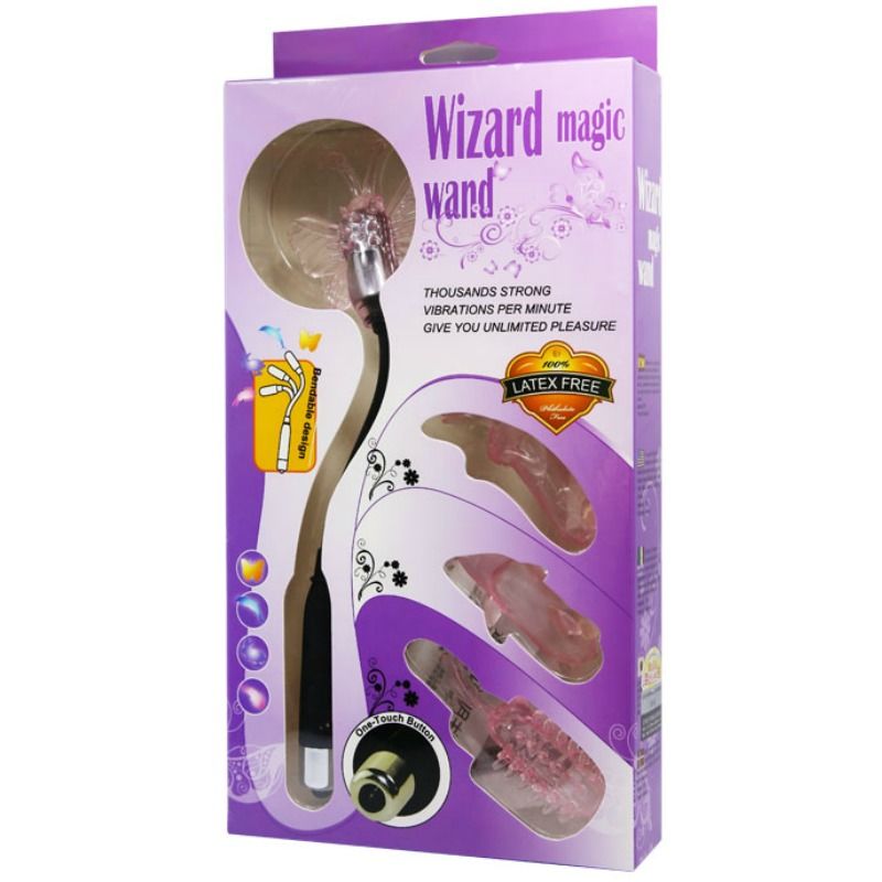 Wizard Wand Stimulator mit Vibration