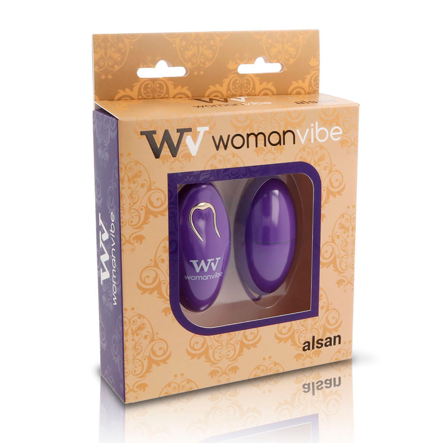 WOMANVIBE - ALSAN EGG FERNBEDIENUNG LILA SILIKON