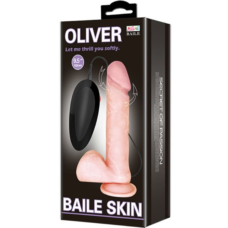 BAILE - REALISTISCHER OLIVER-VIBRATOR MIT ROTATIONSFUNKTION