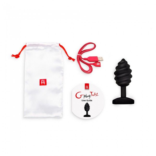 Gplug Twist mit Vibration schwarz