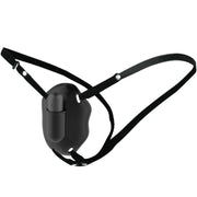 Strap-on mit vibrierender Patronenhülse