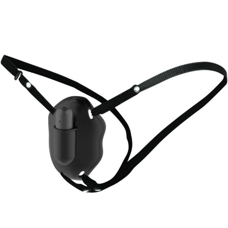 Strap-on mit vibrierender Patronenhülse