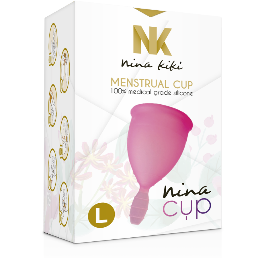 NINA KIKÍ - PINK MENSTRUATIONSCUP - GRÖSSE L