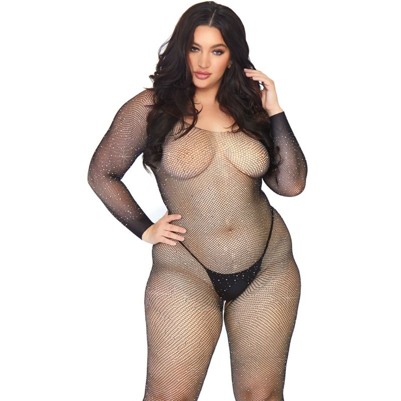 LEG AVENUE - LEG AVENUE CRYSTALLINE MESH LEG AVENUE - 1X-2X
