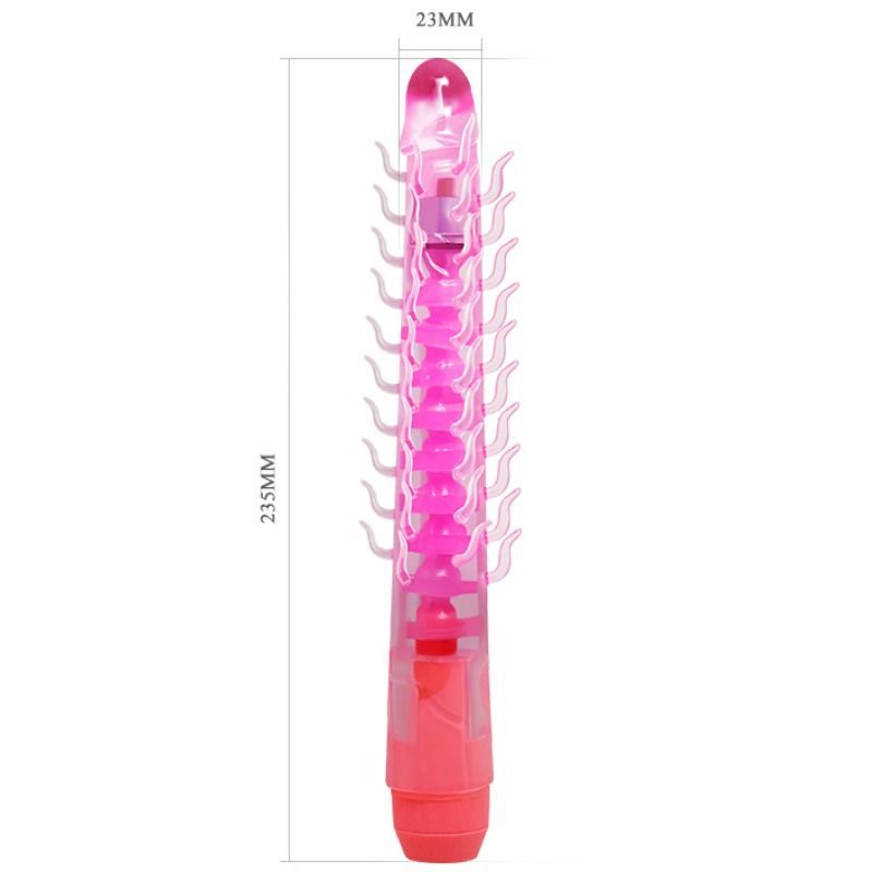 Flexi Vibe Sensual Spine faltbarer vibrierender Dildo lila 23,5 cm