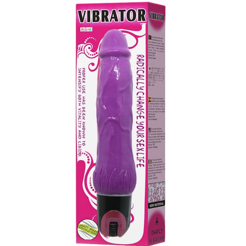 Lilafarbener Vibrator mit mehreren Geschwindigkeiten von Daaply Pleasure