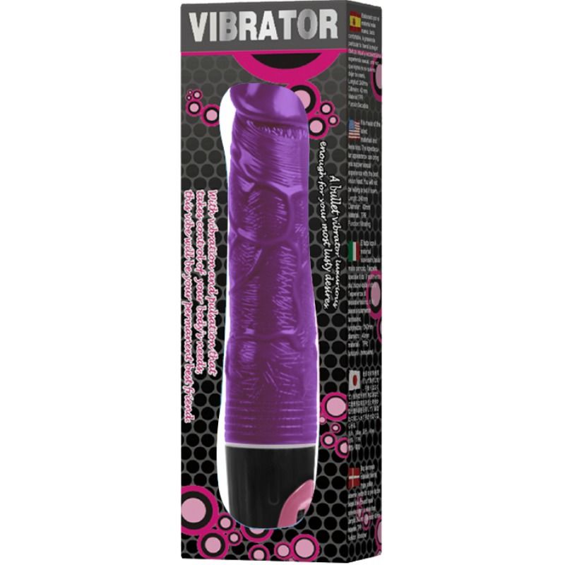 Lilafarbener Vibrator mit mehreren Geschwindigkeiten
