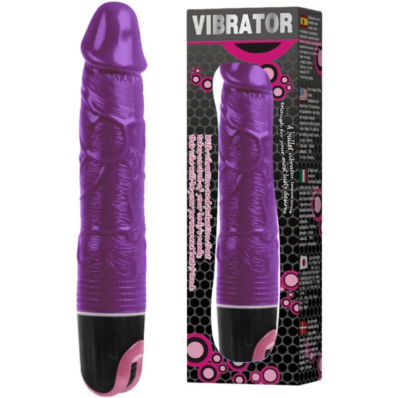 Lilafarbener Vibrator mit mehreren Geschwindigkeiten