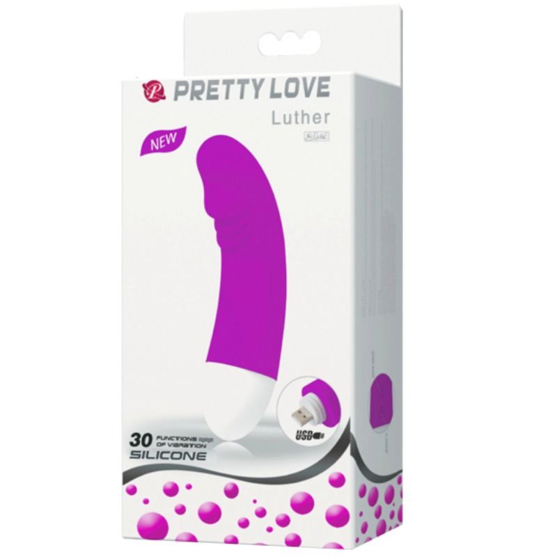 PRETTY LOVE - LUTHER MINI-VIBRATOR MIT 30 VIBRATIONSMODI