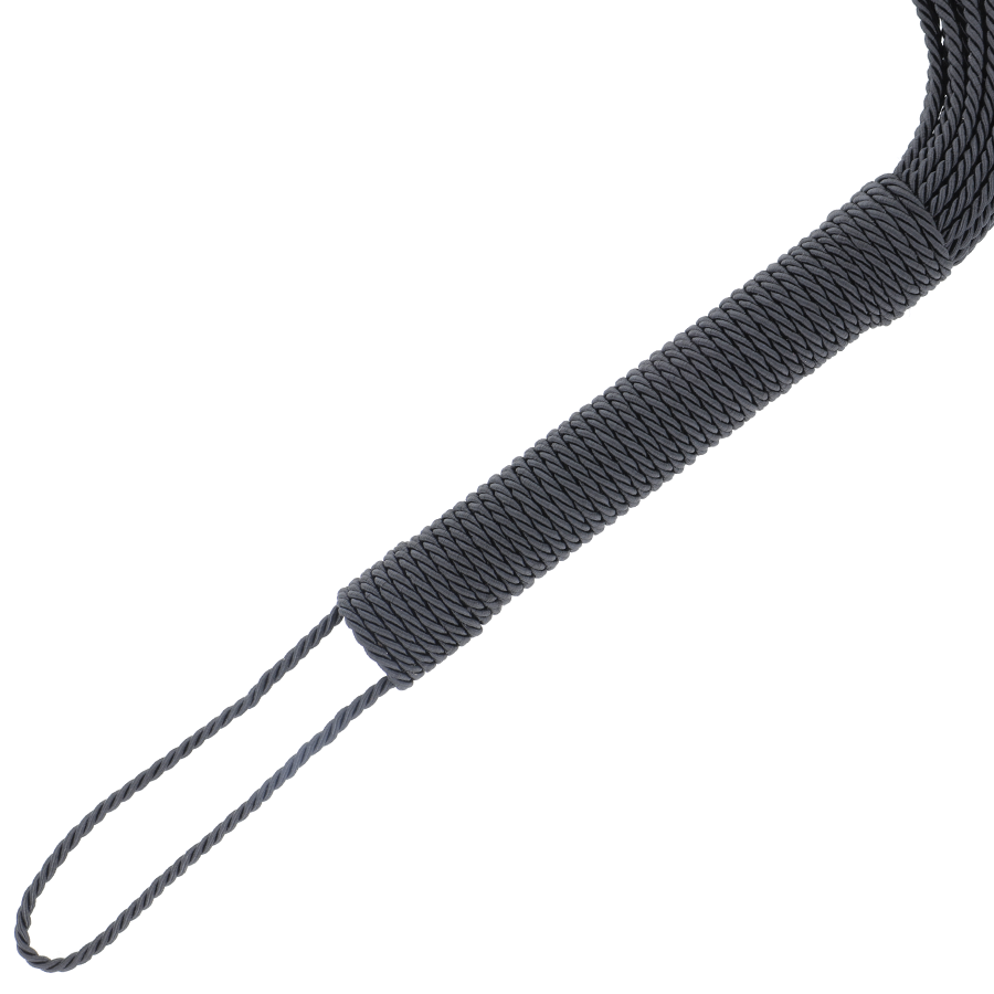 Schwarze Bondage Peitsche 50cm