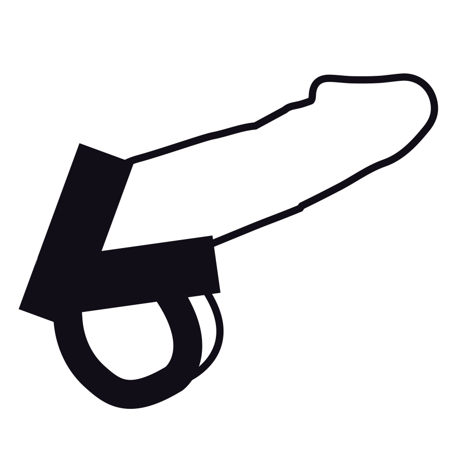 Hautring für Penis und Hoden