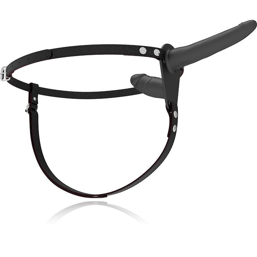 Harnais Double Pénétration Silicone - Rechargeable - Fetish Submissive