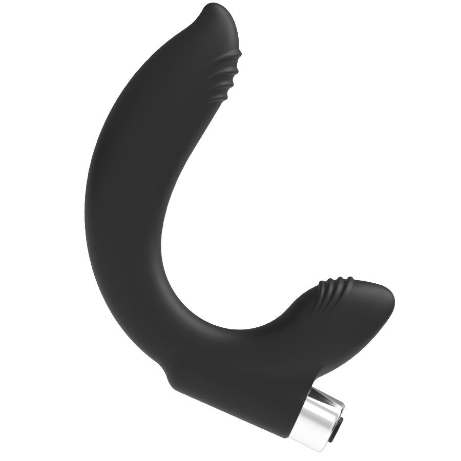 ADDICTED TOYS – Wiederaufladbarer Prostata-Vibrator Modell 7 – Schwarz