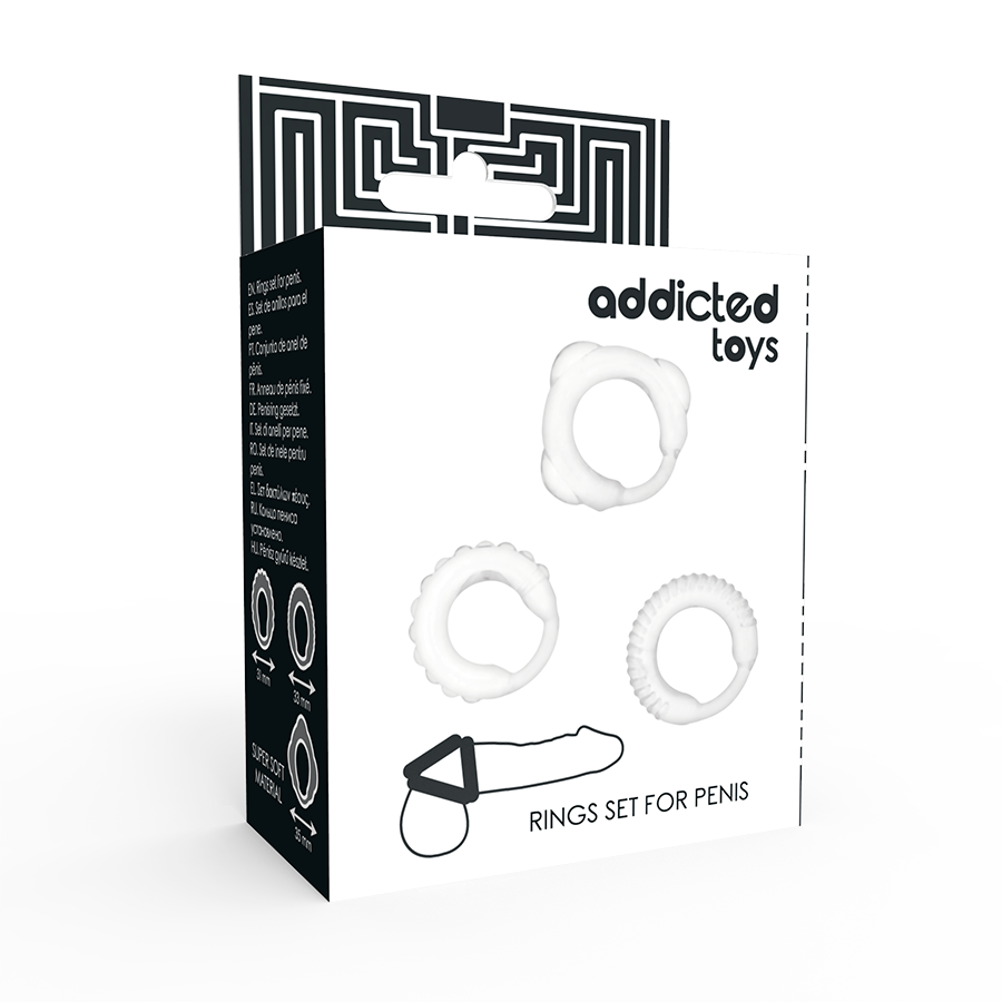 ADDICTED TOYS – TRANSPARENTES C-RING-SET