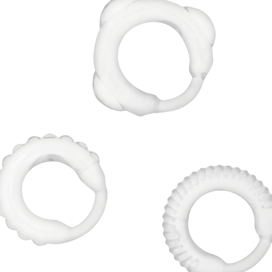 ADDICTED TOYS – TRANSPARENTES C-RING-SET