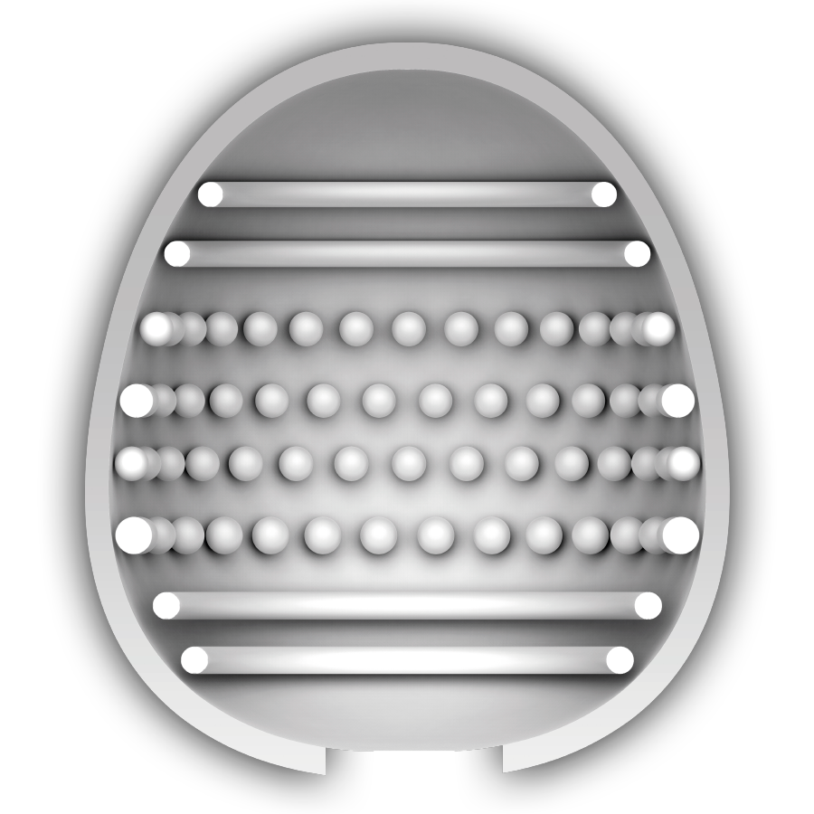 Schwarzes Ei, Masturbator, diskrete Version