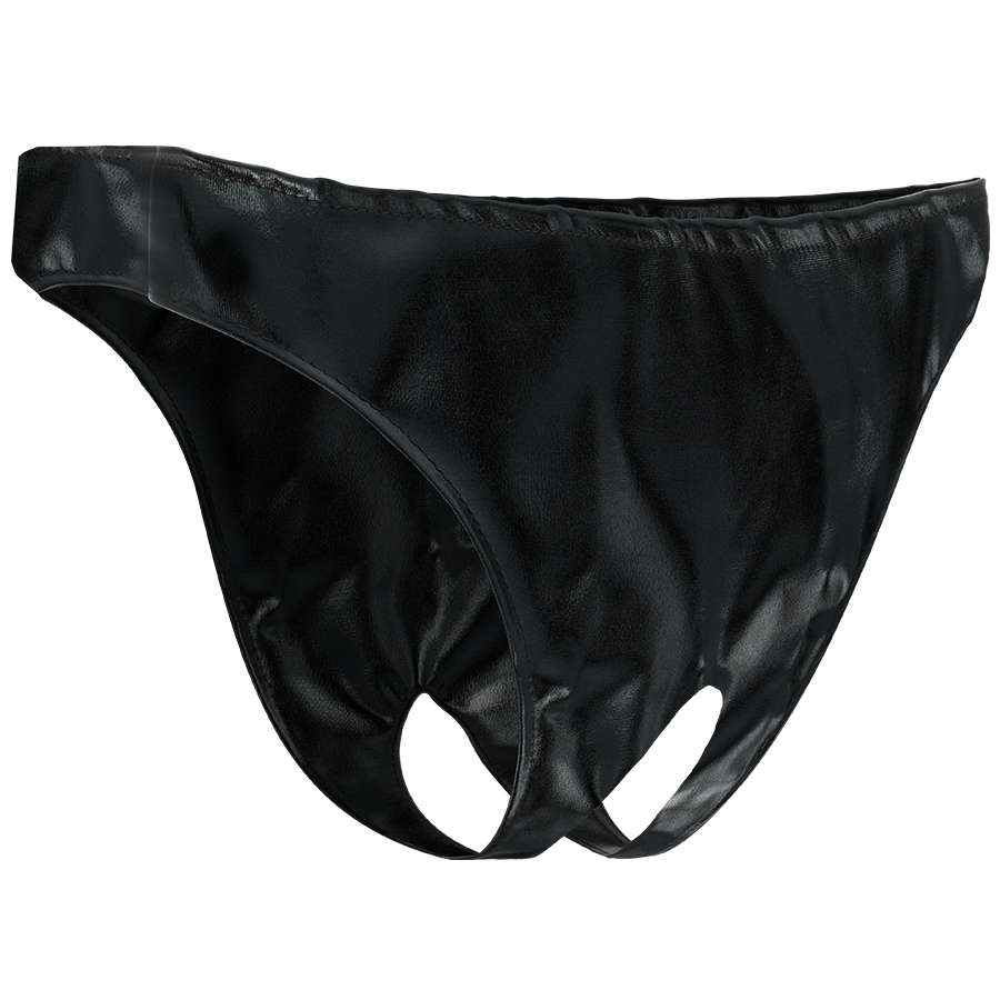 DARKNESS - UNISEX OFFENE PANTIES EINHEITSGRÖSSE