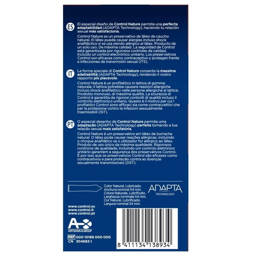 Adapta Natur Kondome 24 Einheiten