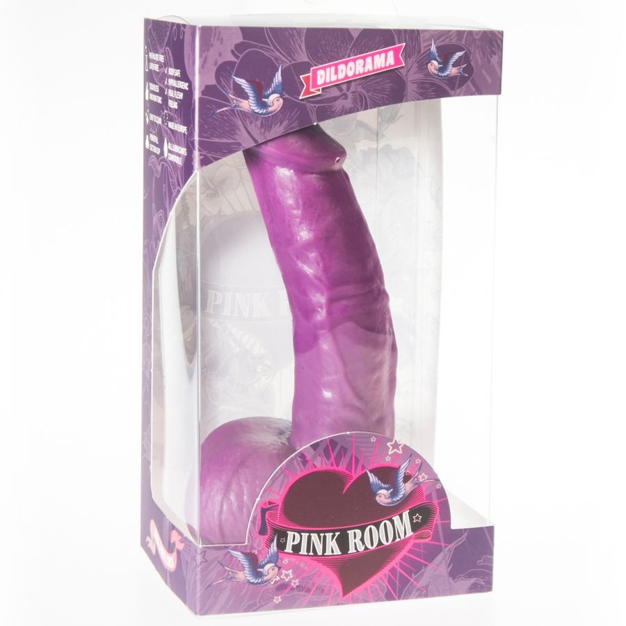 Realistischer Dildo Connor lila 16 cm
