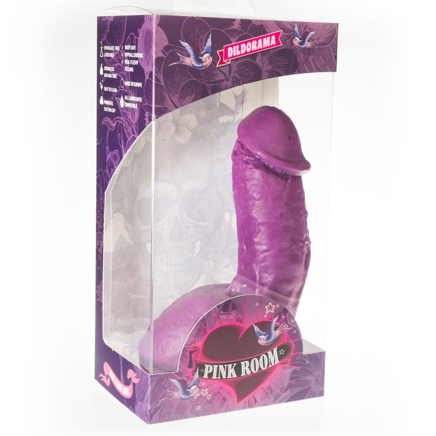 Elian realistischer lila Dildo 17,5 cm