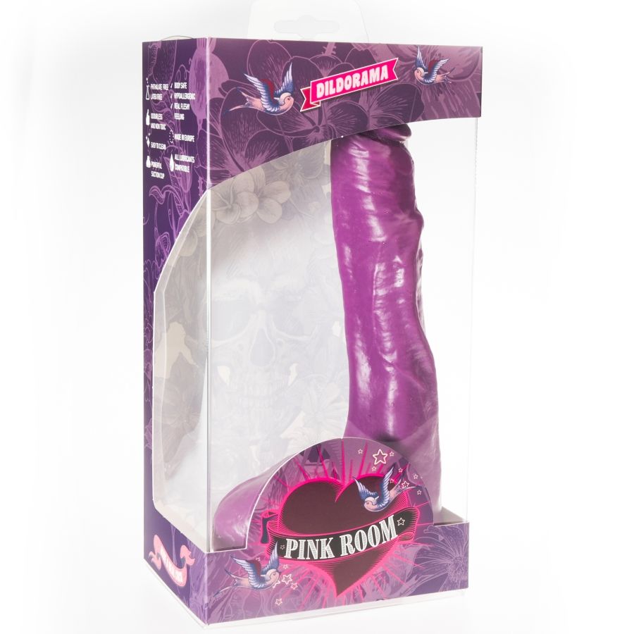Gode Réaliste Nilo 23 cm Ventouse Veines Anatomiques - Pink Room