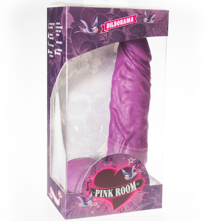 PINK ROOM - CHEMS REALISTISCHER LILA DILDO 20 CM