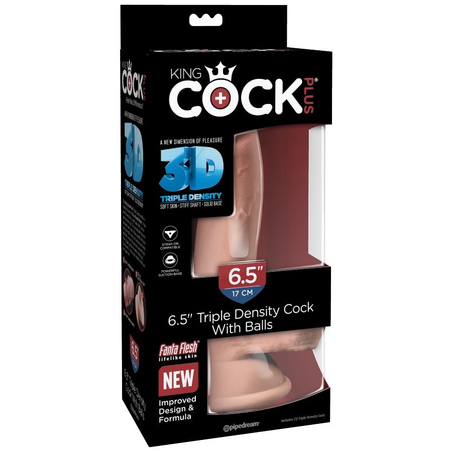 KING COCK - 14 CM DREIFACH DENSITY DILDO