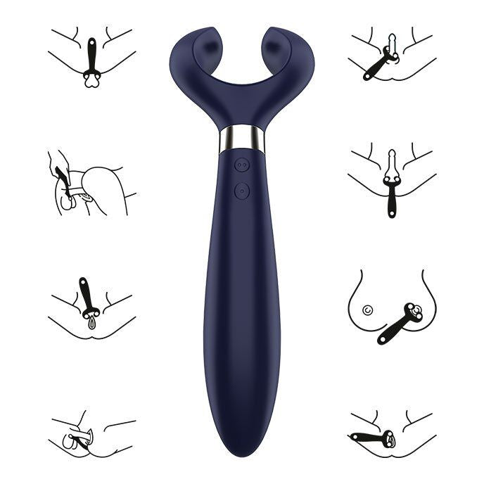 SATISFYER – ENDLOSER SPASS MULTIVIBRATOR 3 SCHWARZ