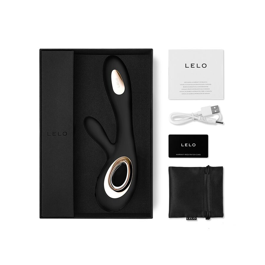 LELO - SORAYA WAVE BLACK HABBIT VIBRATOR