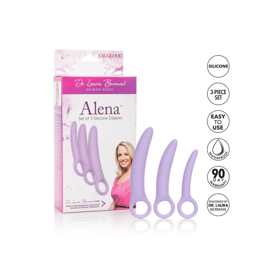 CALEXOTICS - DR. LAURA BERMAN ALENA SET MIT 3 SILIKON-DILATOREN