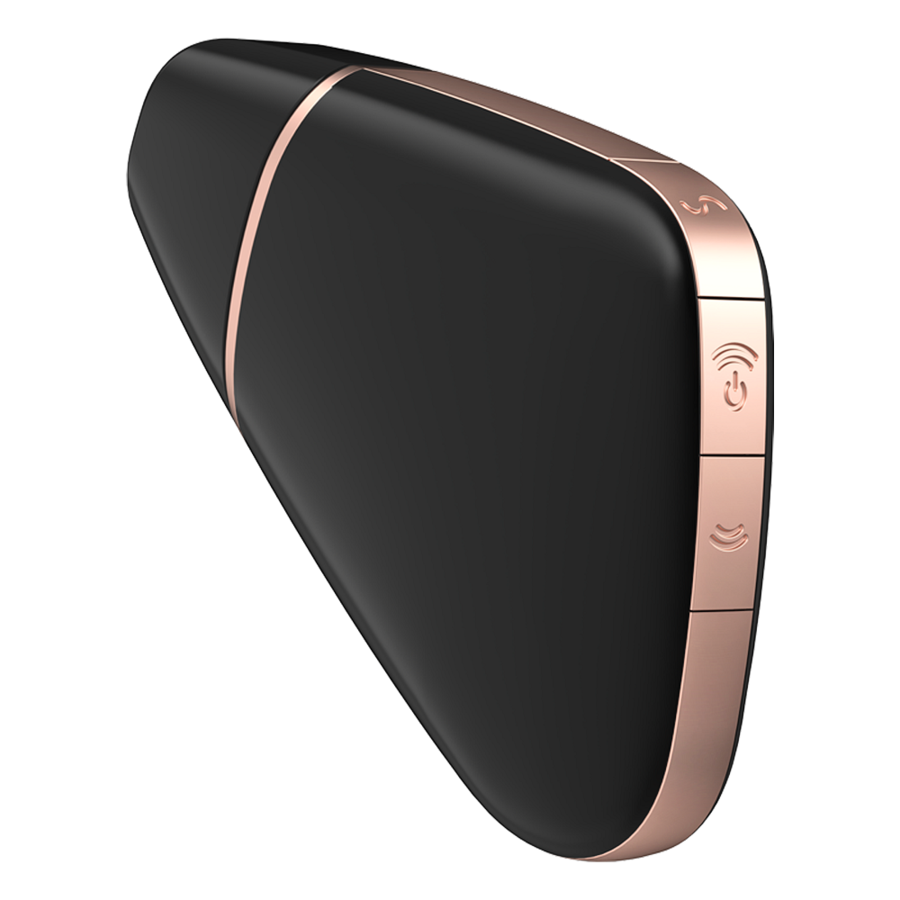 SATISFYER - AIR LOVE TRIANGLE SCHWARZER STIMULATOR UND VIBRATOR